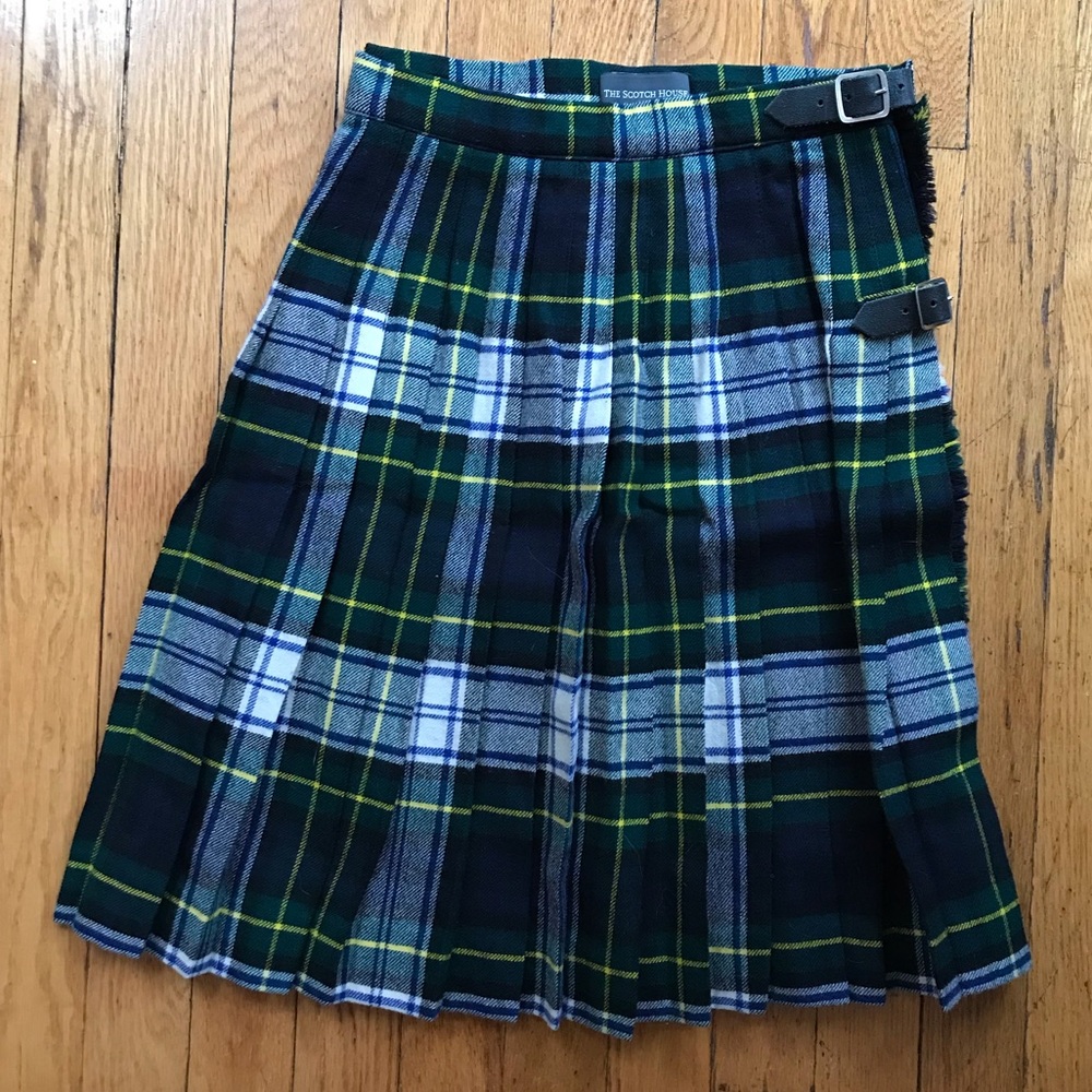 Vintage Wool Skirt Size 24 Waist